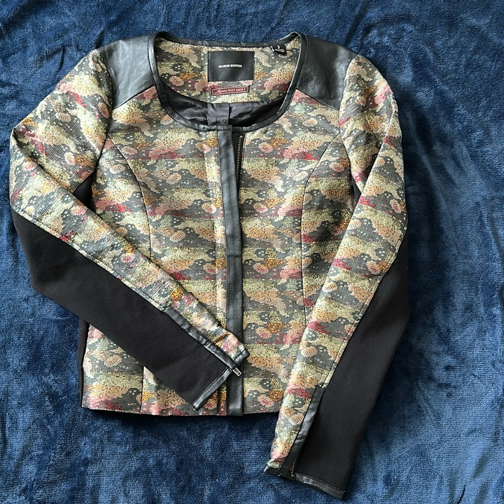Maison Scotch embroidered jacket